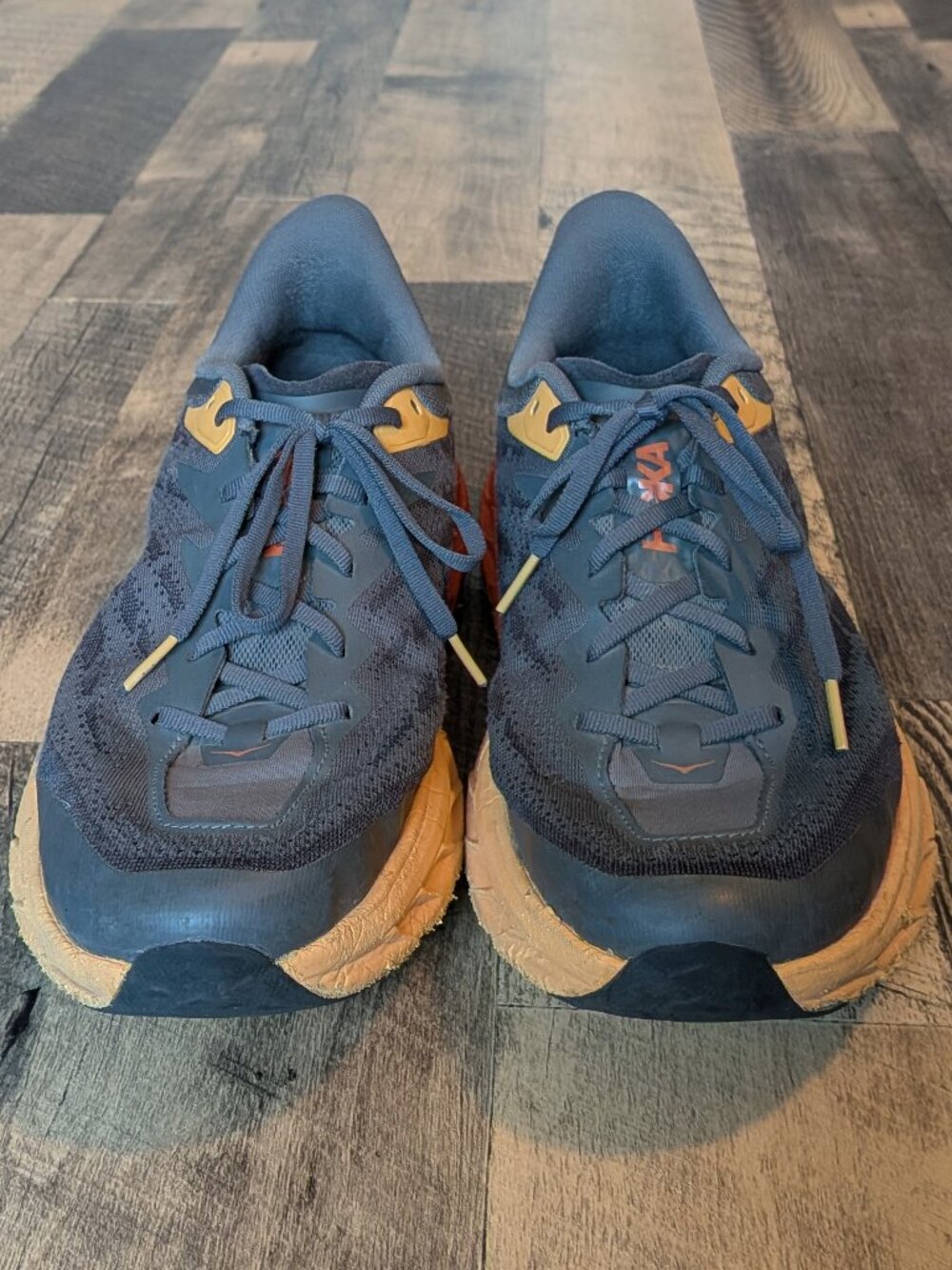 Hoka Speedgoat 5 Trail Running Shoes Castlerock Flame - Picture 4 of 7